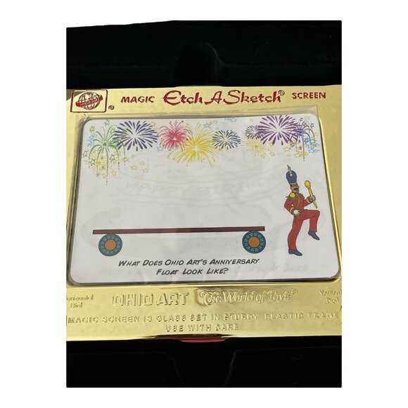 Ohio Art 100th Anniversary Collector’s Edition Etch A Sketch | Gold Metallic | C - Picture 6 of 6